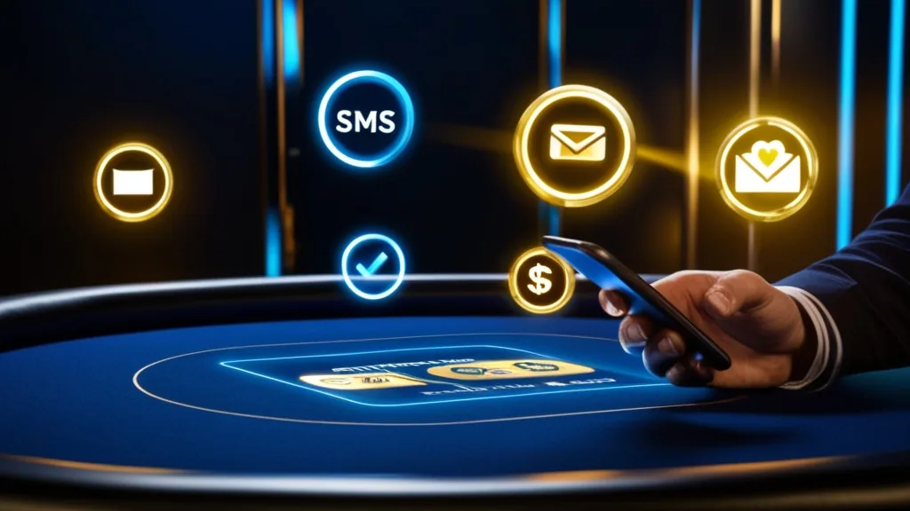 Codes de validation Spinanga sur une table de casino sombre